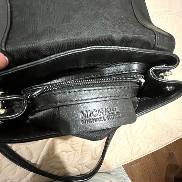 Michael Kors Black Leather Handbag - Picture 5 of 11